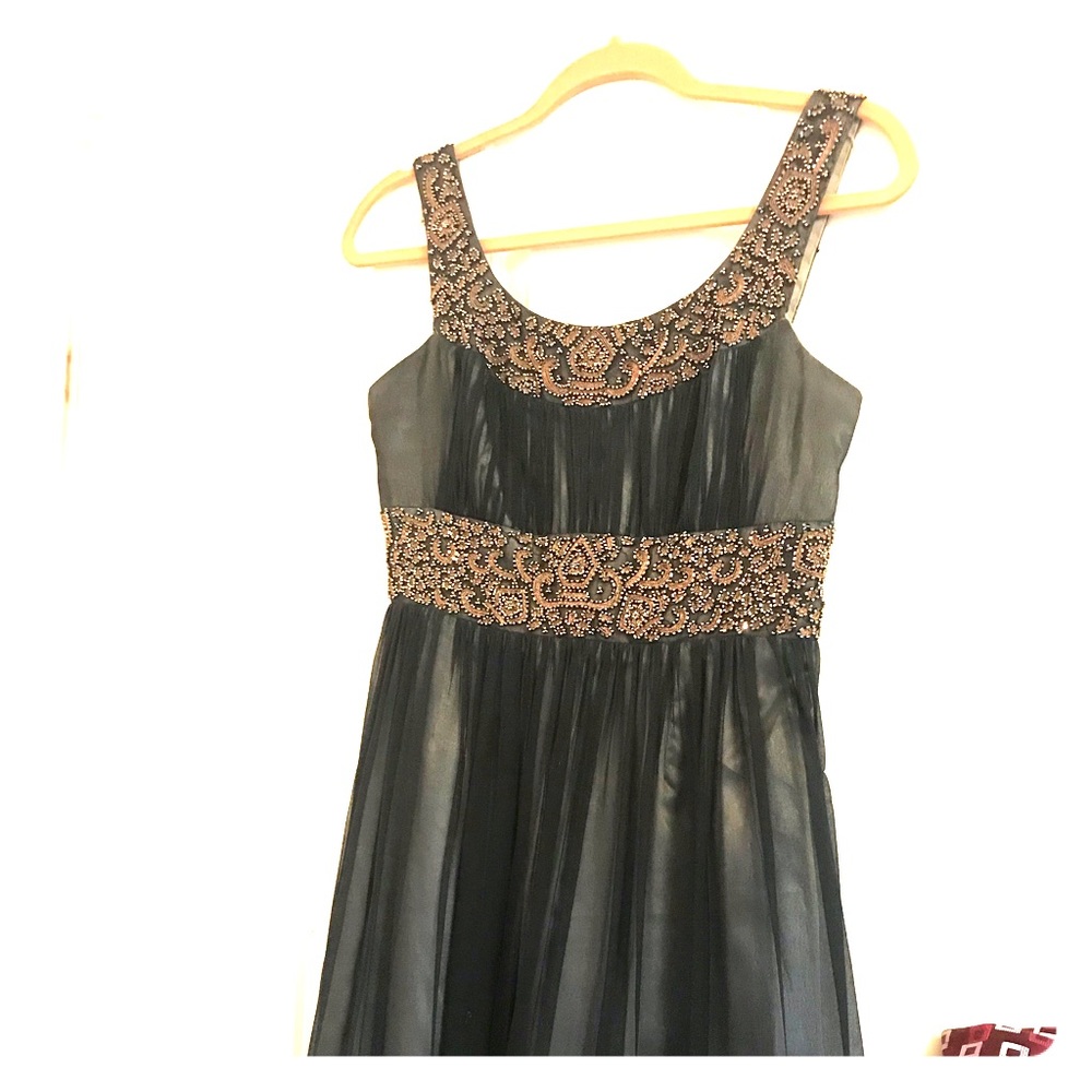 Adrianna Papell Teal dress. Size 6. Worn once!